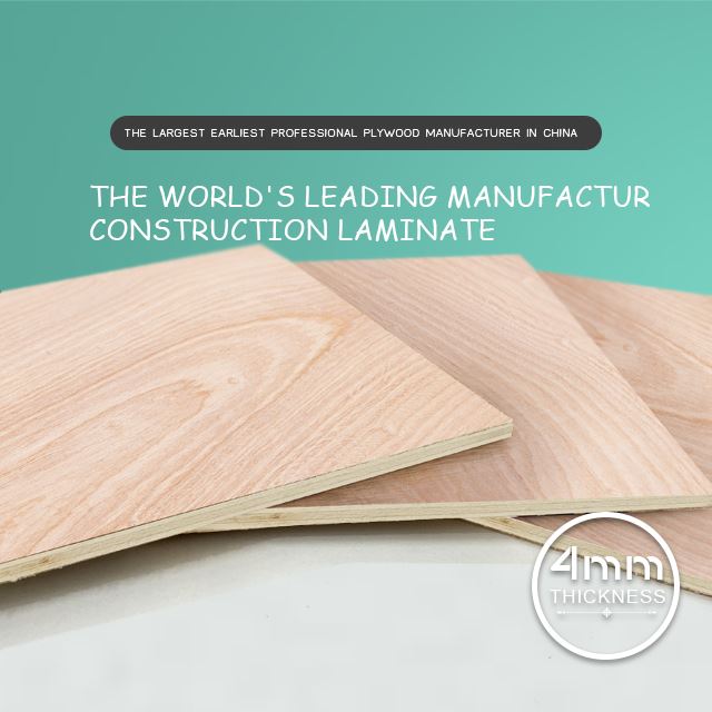 12mm 15mm 18mm Factory Price Plywood Commercial Construction Okuman Bintago Plywood