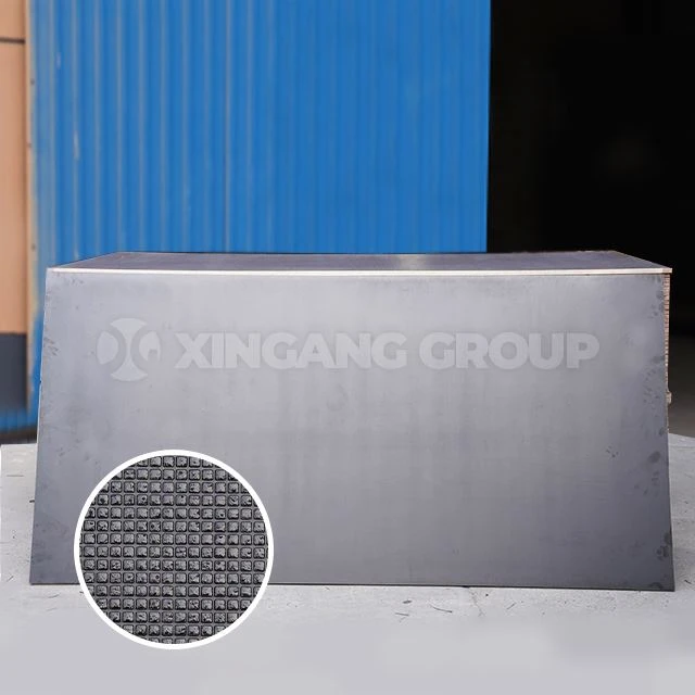 1250X2500mm Full Birch Core Anti-slip Film Coated Plywood/anti-slip Film Faced Plywood Truck Floor Dance Stage