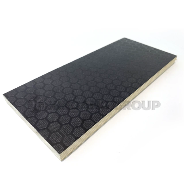 Black Brown Anti-slip Film Faced Plywood Trailer Flooring