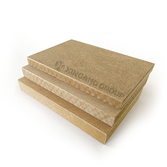 China Manufacturers Plain Mdf 1220mm X 2440mm X 18mm Raw MDF Medium Density Fiberboard For Office Building