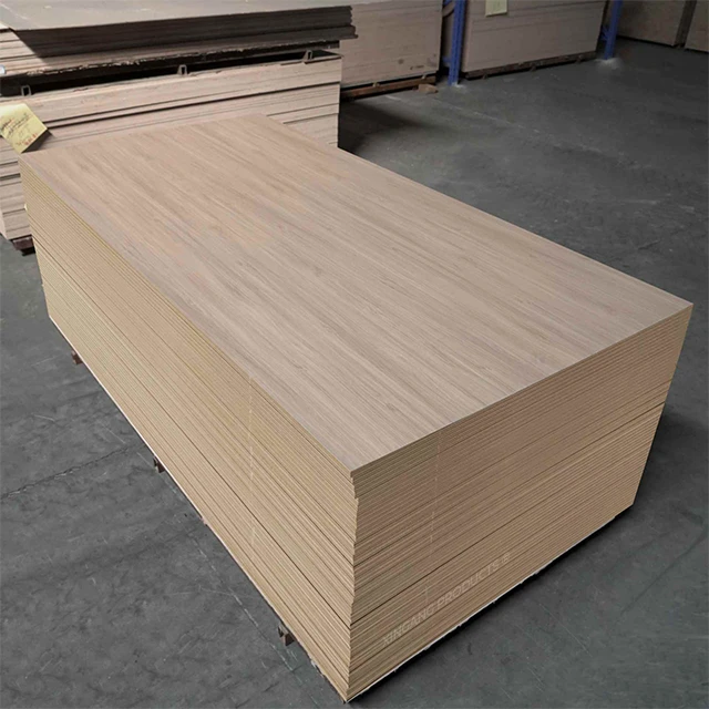 MDF UV Mirror Melamine MDF Board Sheet For Kitchen Cabinet best